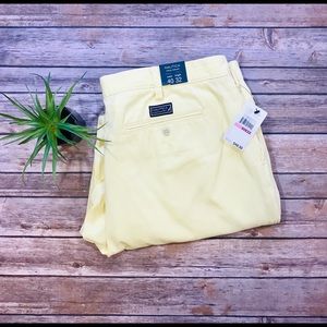 NWT Men’s Nautical Soft Yellow pants 100% cotton